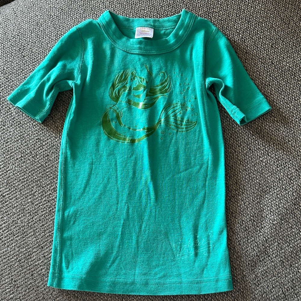 Hanna Andersson Disney Little Mermaid Short Sleeve Tee